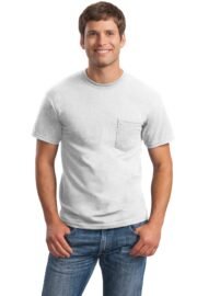 Gildan - Ultra Cotton 100% US Cotton T-Shirt with Pocket. 2300 - Image 3