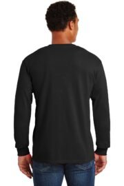 Gildan - Ultra Cotton 100% US Cotton Long Sleeve T-Shirt with Pocket. 2410 - Image 4