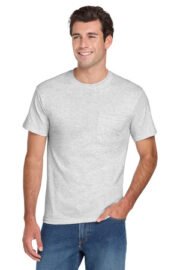 Jerzees - Dri-Power 50/50 Cotton/Poly Pocket T-Shirt. 29MP