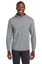 Jerzees Classics Unisex Cotton Long Sleeve Hooded T-Shirt 363LH - Image 7
