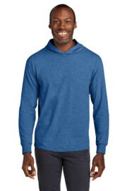 Jerzees Classics Unisex Cotton Long Sleeve Hooded T-Shirt 363LH - Image 13