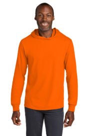 Jerzees Classics Unisex Cotton Long Sleeve Hooded T-Shirt 363LH - Image 15