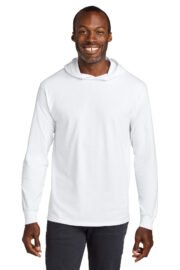 Jerzees Classics Unisex Cotton Long Sleeve Hooded T-Shirt 363LH - Image 18