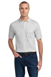 Jerzees Dri-Power Pocket Sport Shirt. 436MP - Image 2