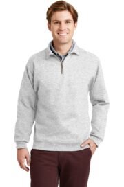 Jerzees Super Sweats NuBlend - 1/4-Zip Sweatshirt with Cadet Collar. 4528M - Image 2