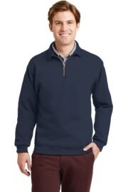 Jerzees Super Sweats NuBlend - 1/4-Zip Sweatshirt with Cadet Collar. 4528M - Image 9