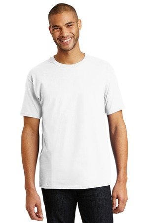 5250_white_model_front_102016 Hanes Authentic 100% Cotton T-Shirt. 5250 - Image 1