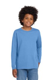 Gildan Youth Heavy Cotton 100% Cotton Long Sleeve T-Shirt. 5400B - Image 9
