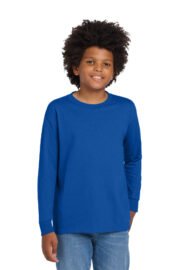 Gildan Youth Heavy Cotton 100% Cotton Long Sleeve T-Shirt. 5400B - Image 16