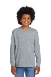 Gildan Youth Heavy Cotton 100% Cotton Long Sleeve T-Shirt. 5400B - Image 17