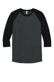 Jerzees Unisex Premium Blend Combed Ring Spun 3/4-Sleeve Raglan 560R - Image 4