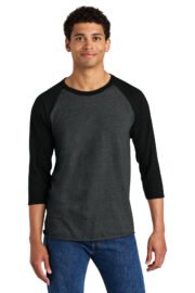 Jerzees Unisex Premium Blend Combed Ring Spun 3/4-Sleeve Raglan 560R - Image 2
