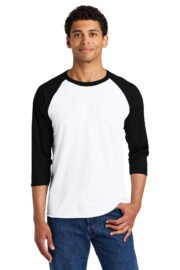 Jerzees Unisex Premium Blend Combed Ring Spun 3/4-Sleeve Raglan 560R - Image 15