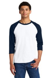 Jerzees Unisex Premium Blend Combed Ring Spun 3/4-Sleeve Raglan 560R - Image 17
