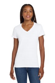 Gildan Women's Heavy Cotton 100% Cotton V-Neck T-Shirt. 5V00L - Image 16