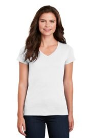 Gildan Women's Heavy Cotton 100% Cotton V-Neck T-Shirt. 5V00L