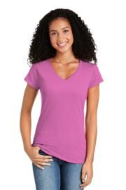 Gildan Softstyle Women's Fit V-Neck T-Shirt. 64V00L - Image 8
