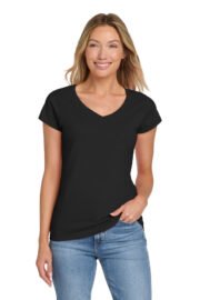 Gildan Softstyle Women's Fit V-Neck T-Shirt. 64V00L - Image 9