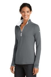 Nike Women's Dri-FIT Stretch 1/2-Zip Cover-Up. 779796 - Image 2