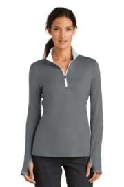 Nike Women's Dri-FIT Stretch 1/2-Zip Cover-Up. 779796 - Image 3