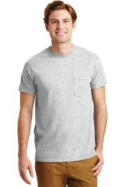 Gildan - DryBlend 50 Cotton/50 Poly Pocket T-Shirt. 8300 - Image 3
