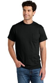 Gildan - DryBlend 50 Cotton/50 Poly Pocket T-Shirt. 8300 - Image 9