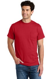 Gildan - DryBlend 50 Cotton/50 Poly Pocket T-Shirt. 8300 - Image 13