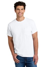 Gildan - DryBlend 50 Cotton/50 Poly Pocket T-Shirt. 8300 - Image 18