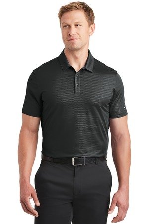 838964_black_model_front_102016 Nike Dri-FIT Embossed Tri-Blade Polo. 838964 - Image 1
