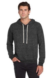 Jerzees Snow Heather French Terry Raglan Hoodie 90M - Image 8