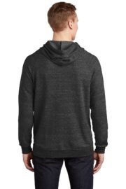 Jerzees Snow Heather French Terry Raglan Hoodie 90M - Image 4