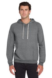 Jerzees Snow Heather French Terry Raglan Hoodie 90M - Image 9