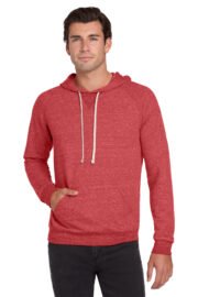 Jerzees Snow Heather French Terry Raglan Hoodie 90M - Image 12