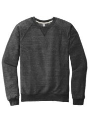 Jerzees Snow Heather French Terry Raglan Crew 91M - Image 5