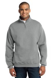 Jerzees - NuBlend 1/4-Zip Cadet Collar Sweatshirt. 995M - Image 14