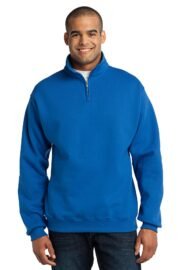 Jerzees - NuBlend 1/4-Zip Cadet Collar Sweatshirt. 995M - Image 15