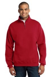 Jerzees - NuBlend 1/4-Zip Cadet Collar Sweatshirt. 995M - Image 16