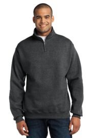 Jerzees - NuBlend 1/4-Zip Cadet Collar Sweatshirt. 995M - Image 9