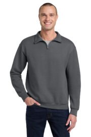 Jerzees - NuBlend 1/4-Zip Cadet Collar Sweatshirt. 995M - Image 10