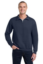 Jerzees - NuBlend 1/4-Zip Cadet Collar Sweatshirt. 995M - Image 12