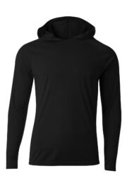 A4 Cooling Performance Long Sleeve Hooded Tee A4N3409 - Image 3