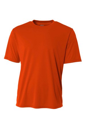 A4NB3142_AthleticOrange_Form_Front A4 Youth Cooling Performance Short Sleeve Tee A4NB3142 - Image 1