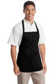 Port Authority Medium-Length Apron with Pouch Pockets. A510 - Image 3