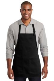 Port Authority Medium-Length Two-Pocket Bib Apron. A601 - Image 3