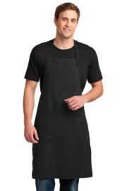 Port Authority Easy Care Extra Long Bib Apron with Stain Release. A700 - Image 3