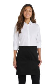 Port Authority Easy Care Half Bistro Apron with Stain Release. A706 - Image 3