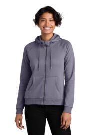 Allmade Women's Organic CVC Fleece Full-Zip Hoodie AL5003 - Image 8