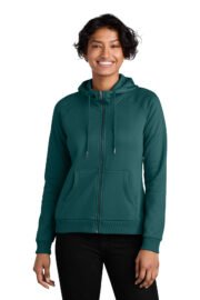Allmade Women's Organic CVC Fleece Full-Zip Hoodie AL5003 - Image 10