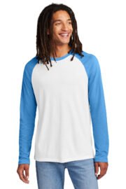 Allmade Unisex Tri-Blend Long Sleeve Colorblock Raglan AL6009 - Image 8