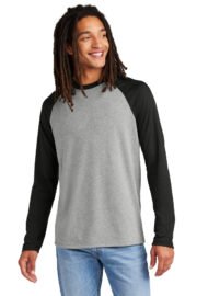 Allmade Unisex Tri-Blend Long Sleeve Colorblock Raglan AL6009 - Image 9
